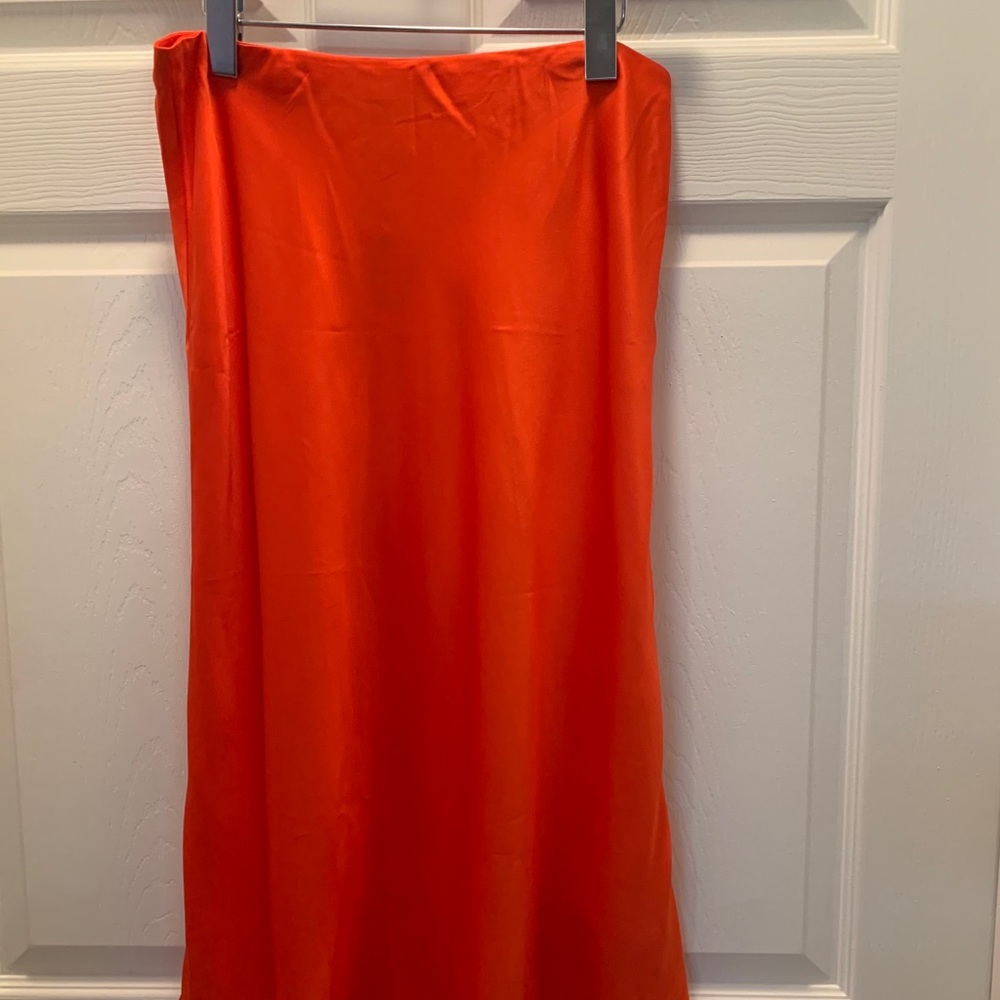 Express Satin Midi Skirt. NWT.